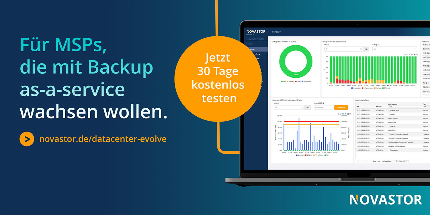 NovaStor DataCenter Evolve - Jetzt testen Banner 2-1