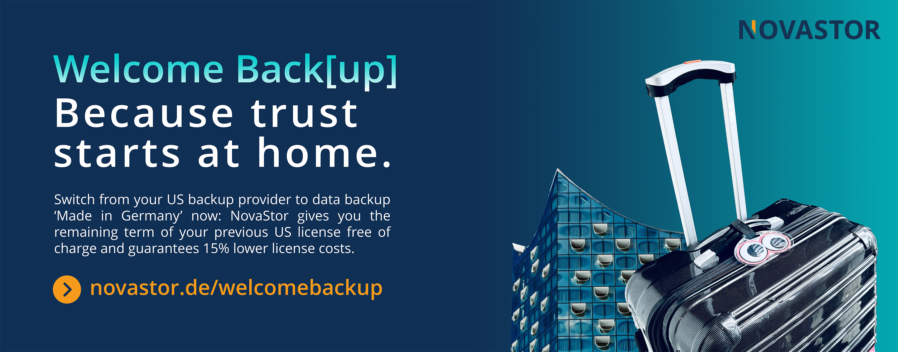 NovaStor - Welcome Backup - Banner 2 english